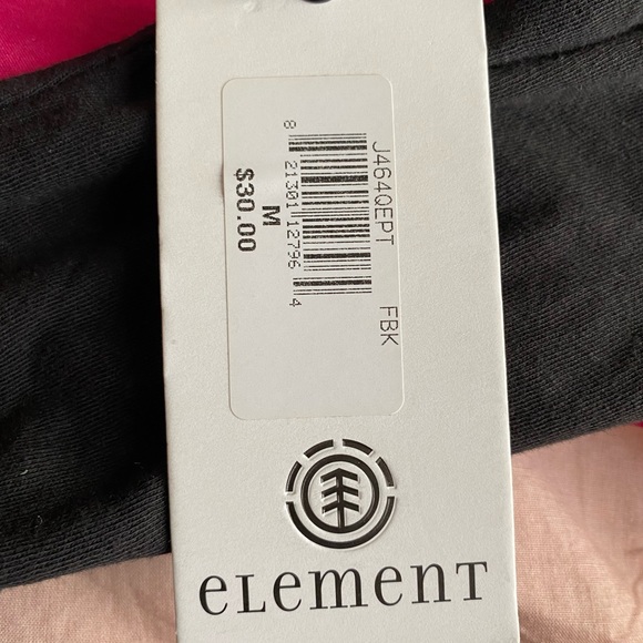 ELEMENT long-sleeved T-shirt, size medium, dark brown, NWT - Picture 3 of 3
